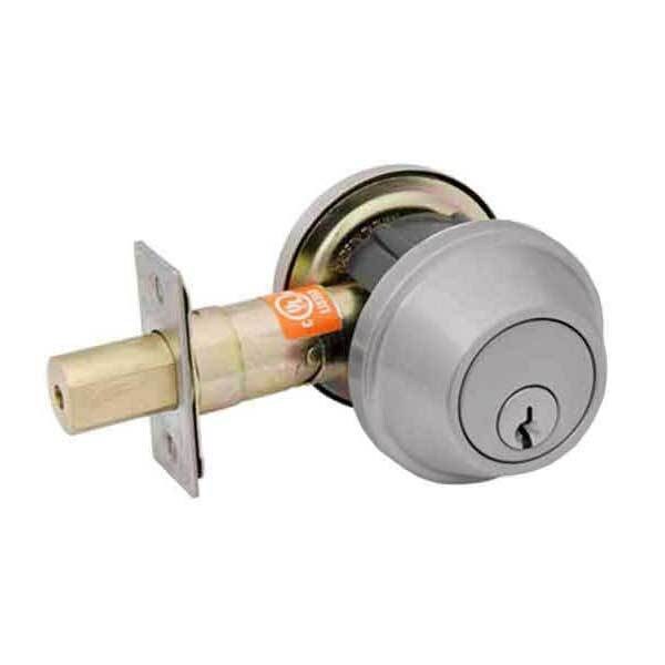 TownSteel: Deadbolt, Single Cylinder 32D 2 3/4" - 2 3/8" Adjustable Backet satin chrome finish